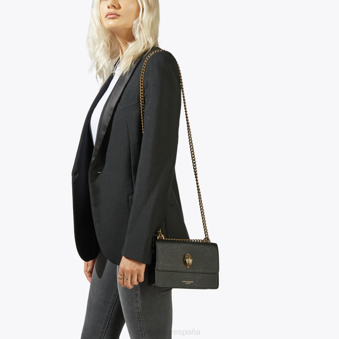 Kurt Geiger mujer bandolera pequeña london Shoreditch 2LPR134 | bolsas negro